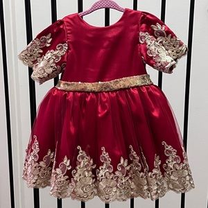 Handmade infant dress